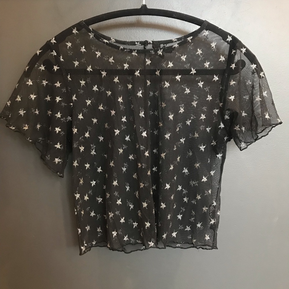Mesh Crop Top